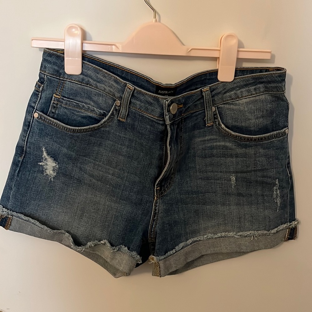 Denim shorts